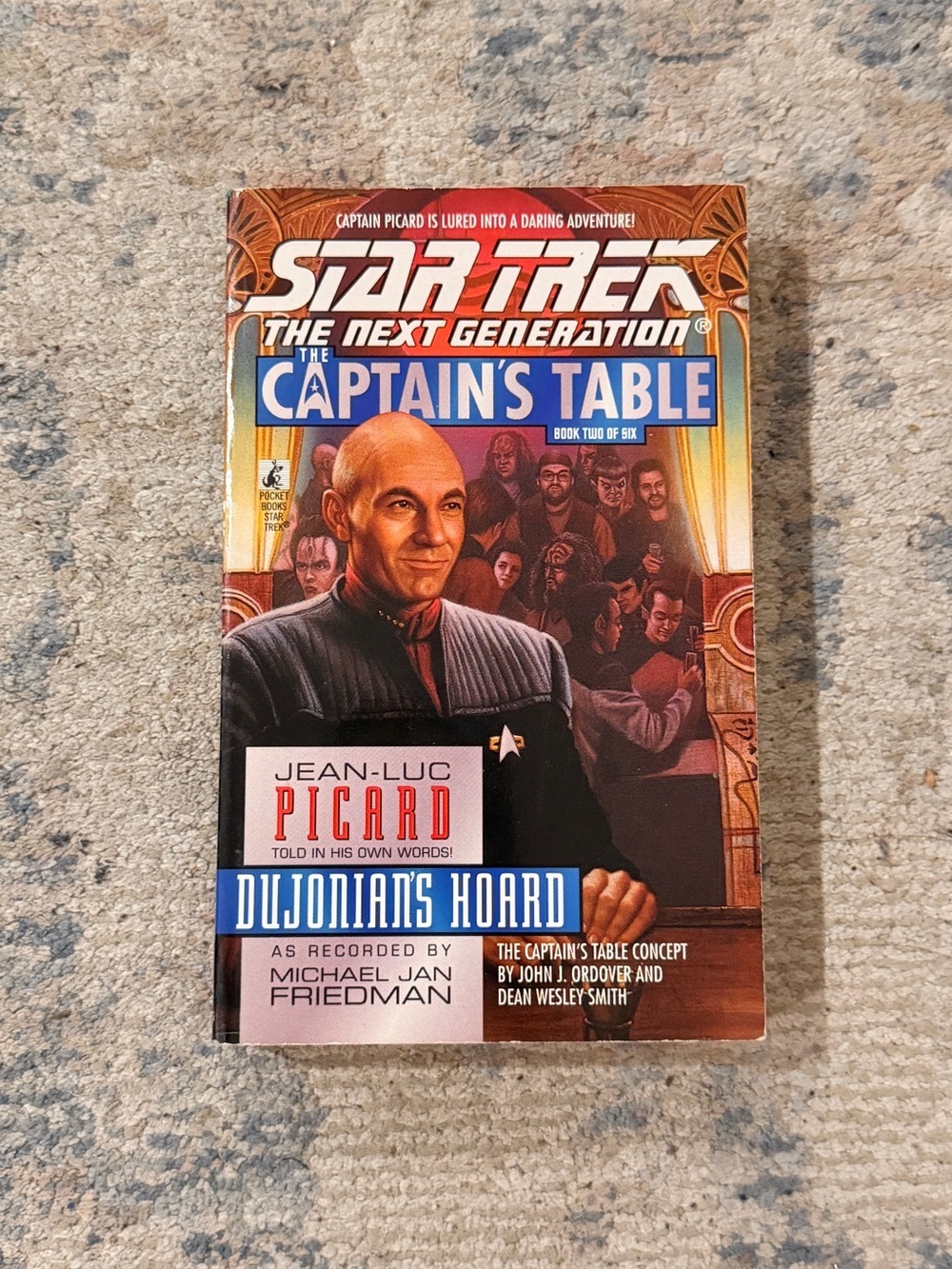 Star Trek: The Next Generation - The Captain's Table (Blue/Red Cover) final pric